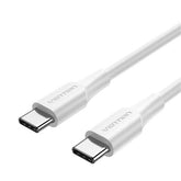 USB 2.0 C Male to C Male 3A Cable | 60W PD | 1M-TAXWF | PD FAST